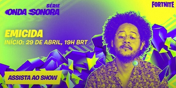 Rapper Emicida é o primeiro artista brasileiro a fazer show no